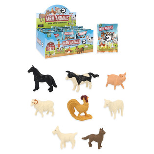 Blind Bag / Surprise Bag - Theme: Farm Animals in Counter Display (60 pcs)