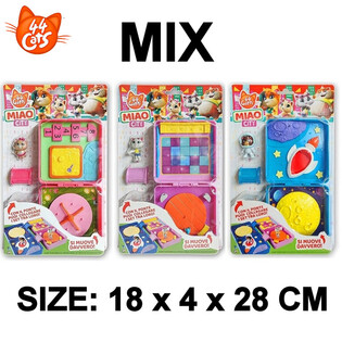 44 Cats Miao City on Blister Card – 18x4x28 cm – Assorted (40 pcs)